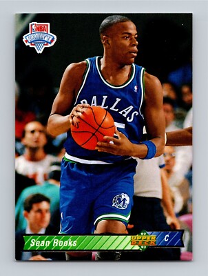Sean Rooks 1992 Upper Deck Rookie #19 Mavs RC