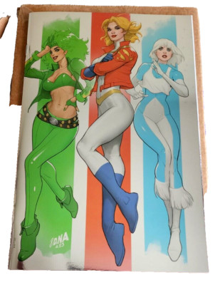 Power Girl Special #1 Cover G David Nakayama Foil Variant NM-