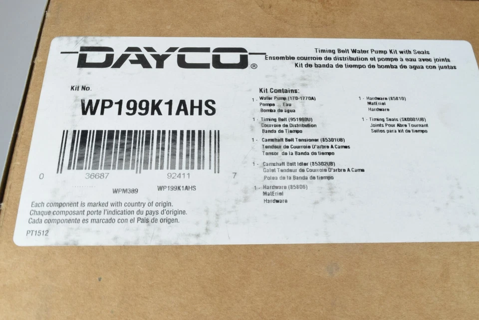 Kit de correia dentada DAYCO + bomba de água para Toyota Camry Celica MR2 Rav4 Solara - Imagem 4 de 4