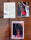 Three Card Lot! 1989-1990s MICHAEL JORDAN! UD AW4, Hoops 5, Topps SC 169