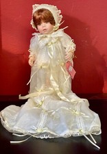 RARE FIND RED HAIR 16" Show Stoppers Porcelain Christening Doll  Loving Baby"