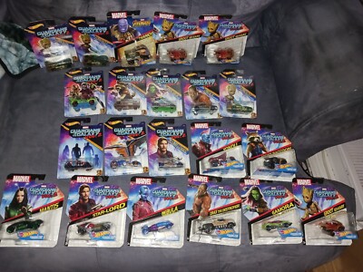 Hot Wheels Marvel Guardians of the Galaxy Vol. 2 Complete Sets of