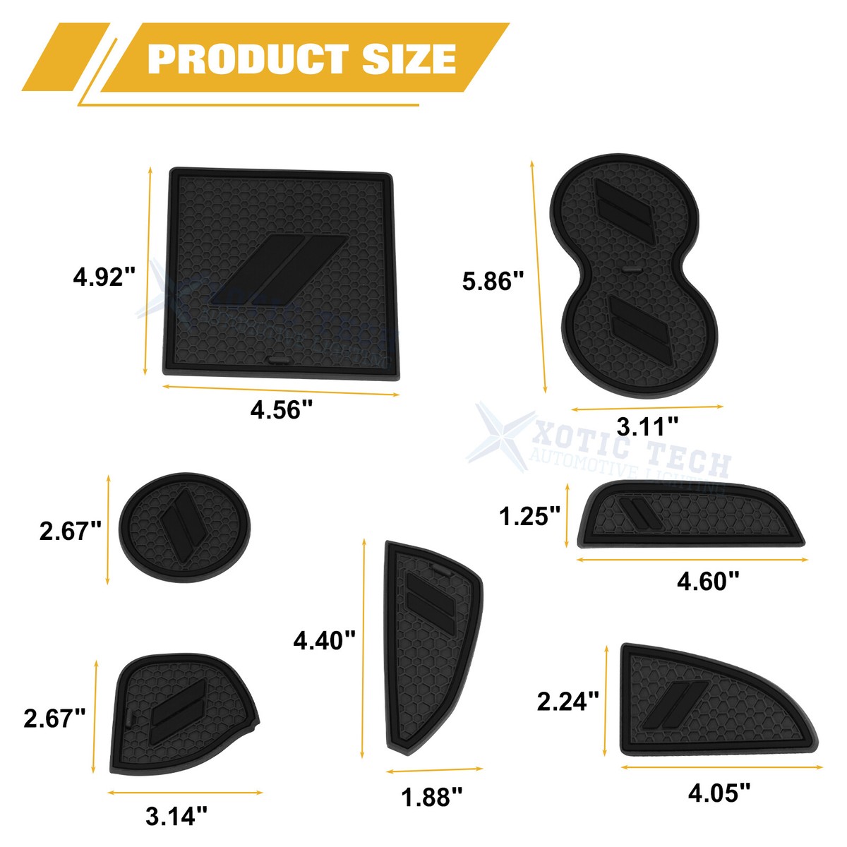 Cup Holder Door Pocket Center Liners Accessories For Challenger
