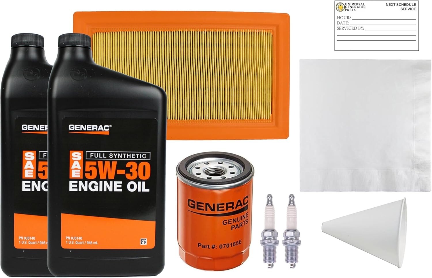 Maintenance Kit 0j93230ssm 10kw-26kw 5w-30 Synthetic Oil