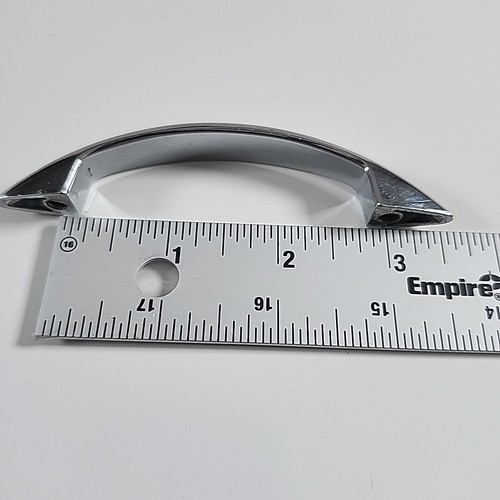 Vintage Chrome Cabinet Door Handle Drawer Pull 50s 60s 70s Mid Century Modern - Picture 4 of 4