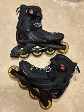 Rollerblade Mens Pro 03 Bio Dynamic Inline Roller Skates Black SZ 42 EU 9US BLK