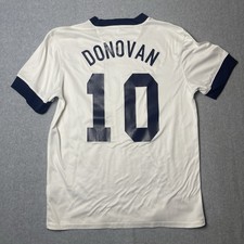 Rare Nike US Soccer USMNT 2013 Centennial USA World Cup Jersey Men L #10 Donovan