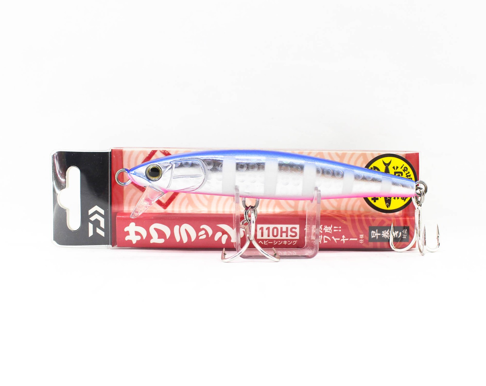 Sale Daiwa Sawarash 110HS 110mm 35 grams Sinking Lure Blue Pink Zebra (7406)