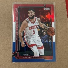 2025-26 Topps Chrome - Fred VanVleet #66 Red White & Blue Refractor