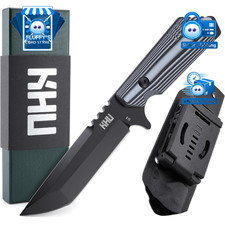 Outdoor Messer Jagdmesser Feststehende Klinge D2 Stahl G10-Griff mit Kydex
