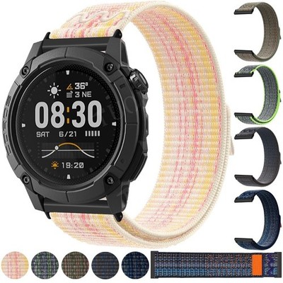 For COROS NOMAD/Suunto 9 7 TRAVERSE Sport Nylon Loop Strap Smartwatch Wrist Band