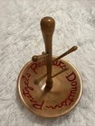 Vintage Wooden Snack Bowl - Peanuts, Pretzel and Donuts — photo 2