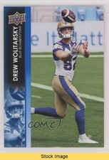 2022 Upper Deck CFL Blue Drew Wolitarsky #182 READ 1g4p
