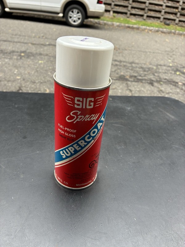 NOS Spray Sig Light Blue Dope For RC Balsa Model Airplane Kit