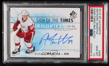 2016 SP Authentic Sign of the Times Rookies 33/99 Anthony Mantha PSA 10 Auto b5y