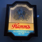 New ListingVintage Lighted Hamm’s Blue Lion Wall Hanging Beer Sign Working