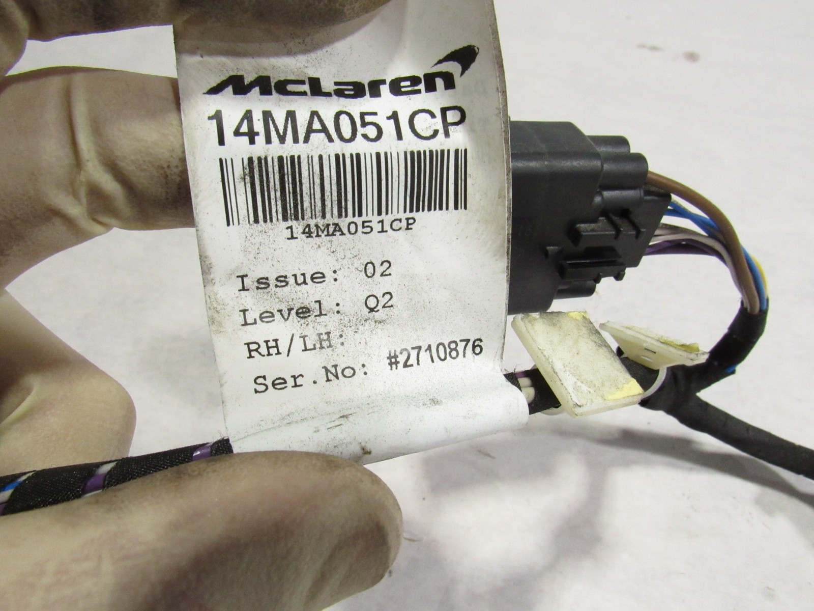 20-23 McLaren GT 2021 Fuel Gas Reservoir Tank Wire Wiring Harness ;:Y