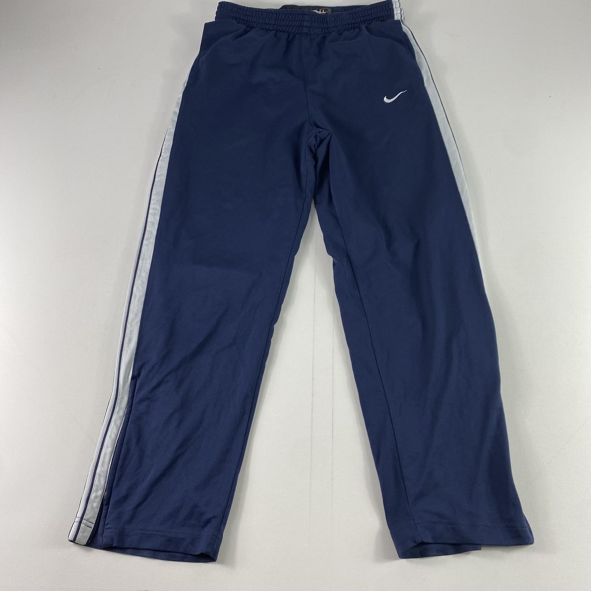Vintage Nike Basketball Pants Mens Large Blue NBA Tearaway