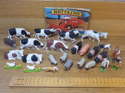 Vintage Britains 1978 Katalog mit Britains Bauernhoftieren - Kühe / Schafe / Schweine