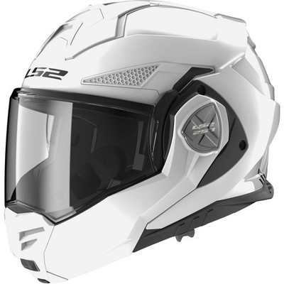 Motorcycle Helmet L - LS2 Advant X Solid FF901 Flip Up Helmet - White