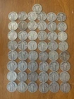 Lot Of 49 Standing Liberty Mixed Dates 90% Silver Quarters $12.25 Face