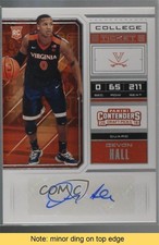 2018 Panini Contenders Draft Picks College Ticket Devon Hall #116 Auto READ 3f2
