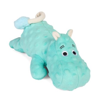 Stuffed Hippo Dog Toy Squeaky Crinkle Plush Chew Toy for Small Medium Large Dogs