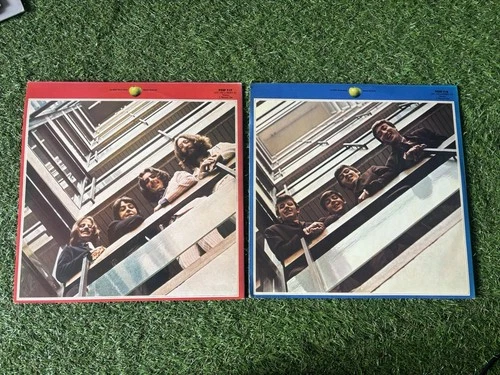 The Beatles Red double Album 1962-66 & Blue double Album 1967-70 Vinyl