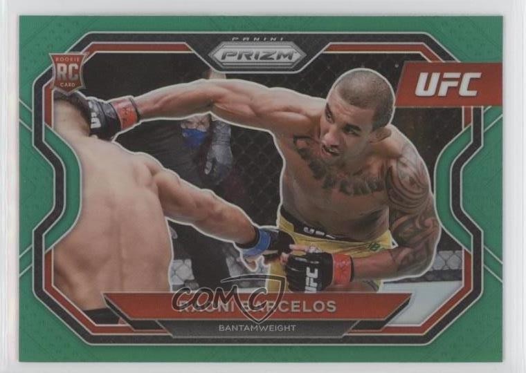 2021 Panini Prizm UFC Green Prizm Raoni Barcelos #175 g9j