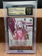 CGC 10 PRISTINE Weiss Schwarz GRADED 2025 Wonderland Alice S117-E060S SR Nikke