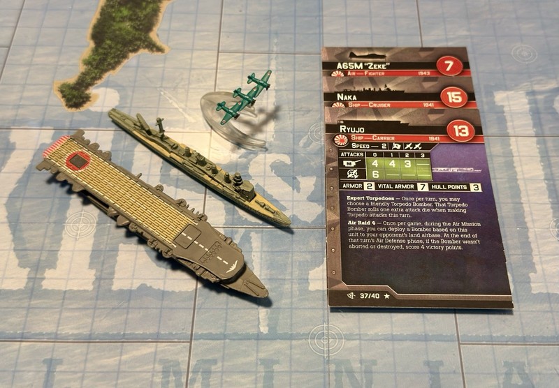 Axis & Allies - War At Sea - Ryujo Collection