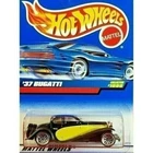 Die Cast Hot Wheels 1937 Bugatti Collector No. 1098 Car 1/64 1998 Vintage