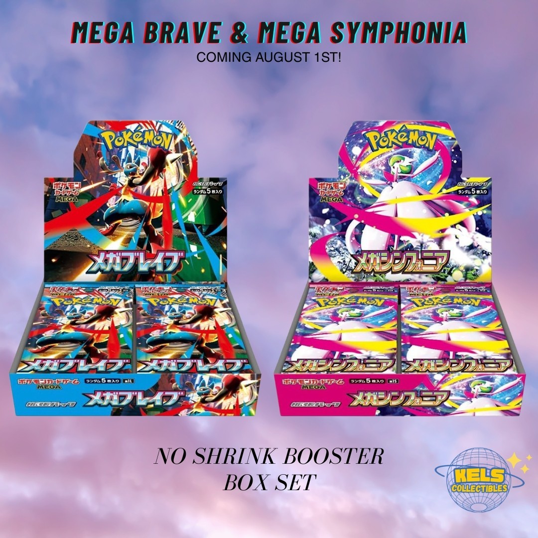 ポケモンカードゲーム Pokemon Mega brave Mega Symphony 2BOX Mega Brave Mega Symphonia Pokemon Center Set Box Pokemon