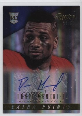 2014 Panini Prestige /50 Donte Moncrief #233 Rookie Auto RC 1b03