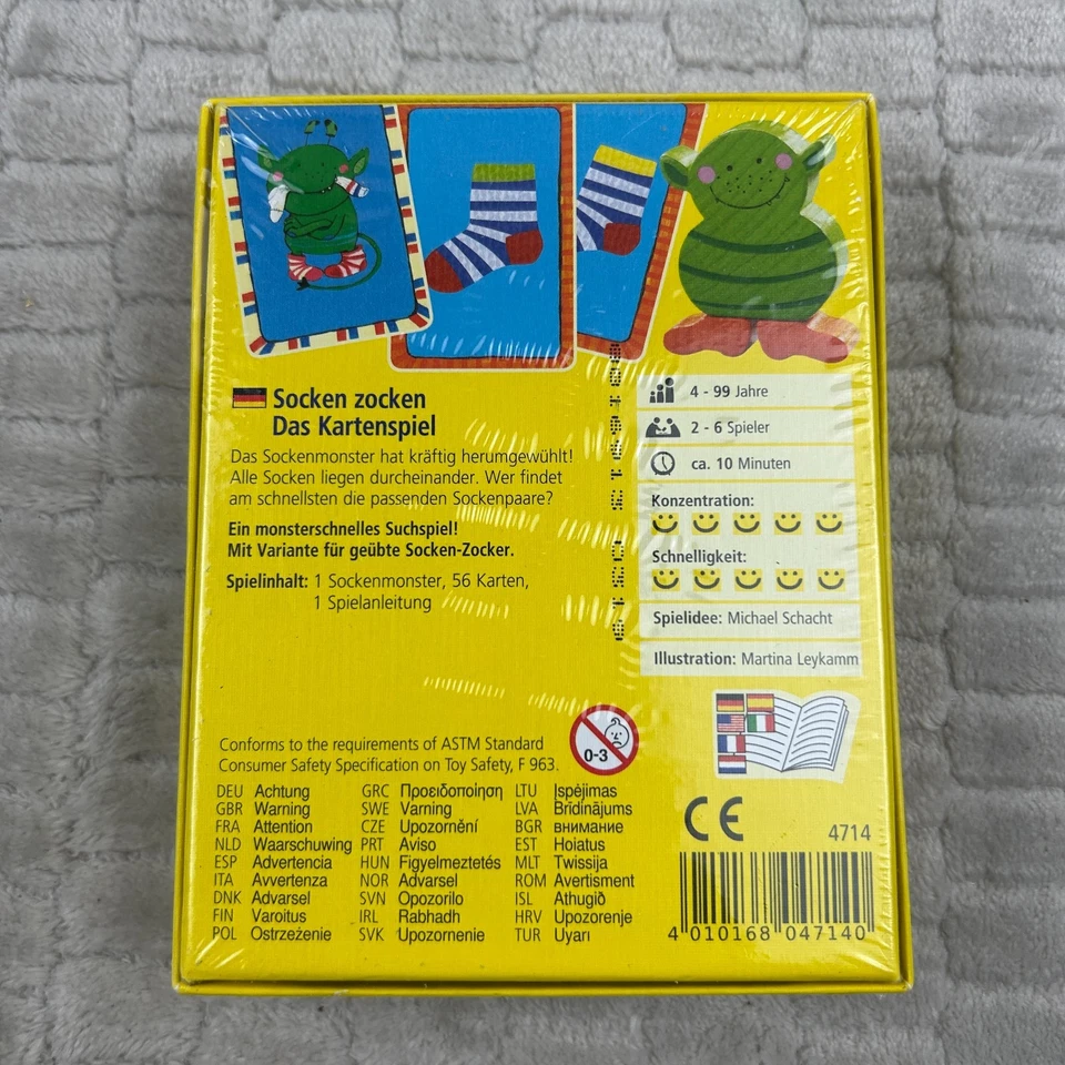 HABA Socken Zocken - Lucky Sock Dip Matching & Memory Game - Image 2 of 3