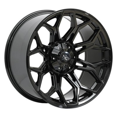 X Drive BEAST Wheels 22x10 (-25, 6x135, 106.1) Black Rims Set of 4