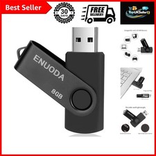 8GB Flash Drive 1 Pack Thumb Drive 8GB USB 2.0 Memory Stick Jump Drive Pen Dr...