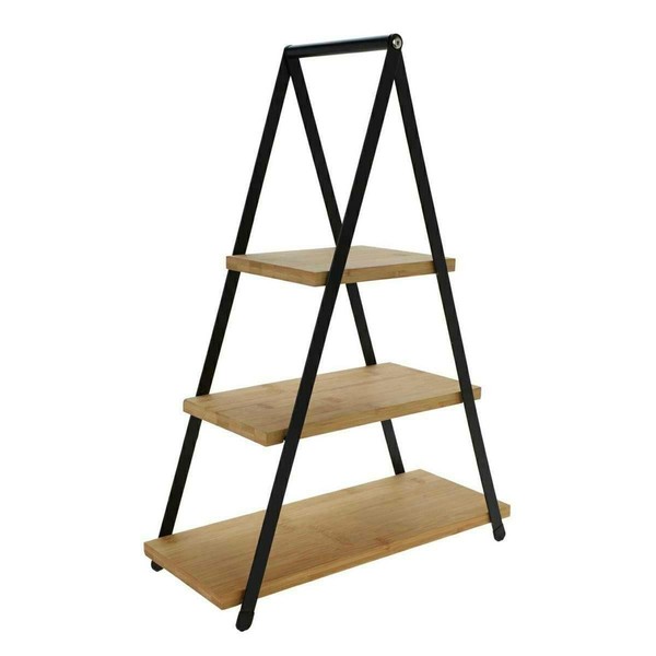 Etagere 53X15X38Cm Servierplatte ServierstäNder 2 StöCkig Modern Loft Dekoration-image