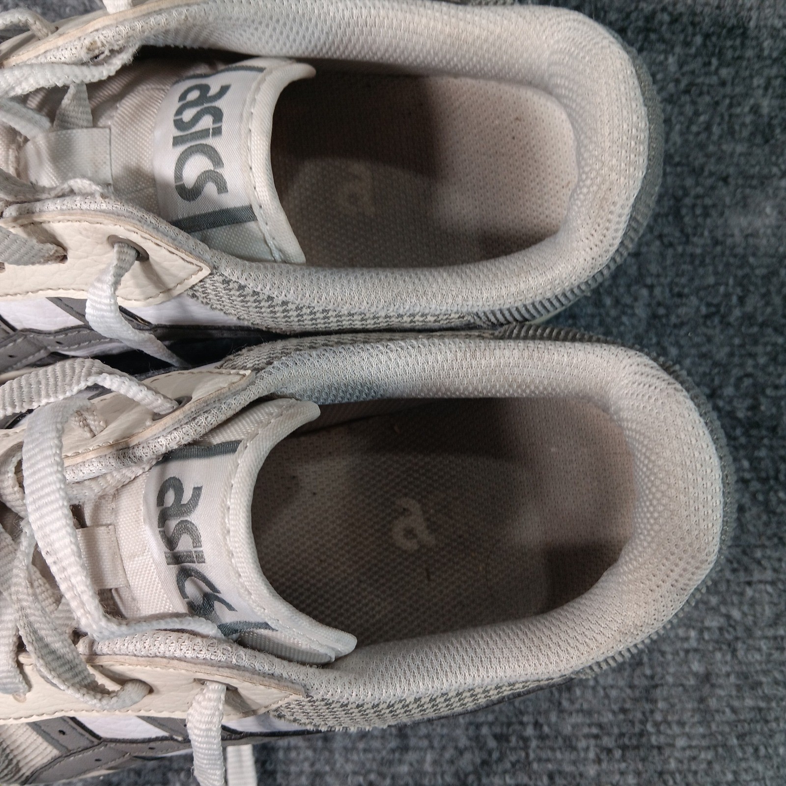 ASICS Low Top Sneakers White Grey Lace Up Athletic Shoes US 8.5 EU 40 UK 6.5 thumbnail 10