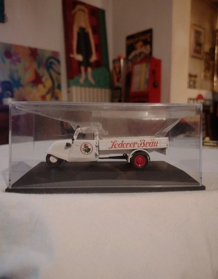 SCHUCO 1:43-TEMPO HASEAT "LEDERER-BRAU"-Made In Germany 1994-Edizione 1000 pezzi - Immagine 2 di 4