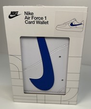 Nike Icon Air Force 1 One Sneaker Card Wallet Unisex White Blue N1009738-151 AF1