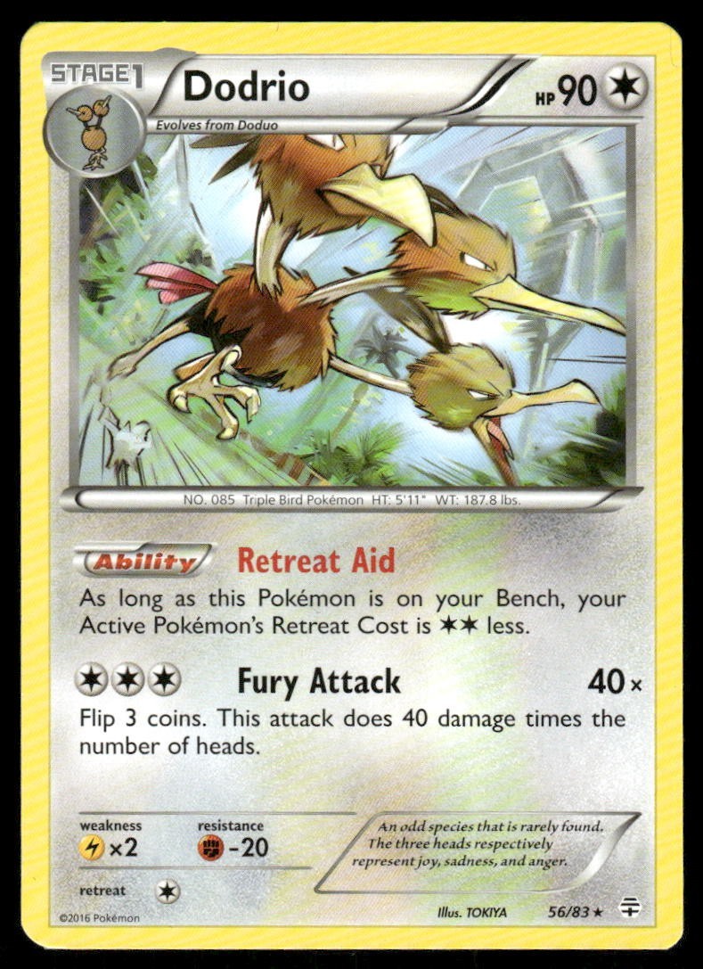 Pokemon Tcg Dodrio #56 Pokemon Generations LP