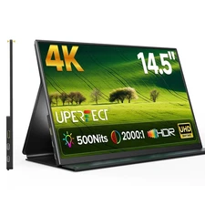 14.5 4K Zero Frame Portable Monitor UHD Laptop Display Matte IPS Screen 100%sRGB