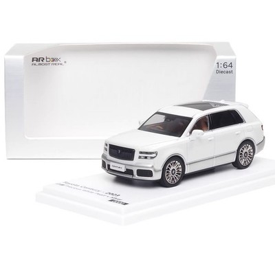 AR box 1/64 Toyota Century 2023 Precious White Pearl RHD Diecast Model Car
