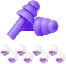 Reusable silicone earplugs noise cancelling for sleeping