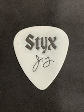 James Young STYX Crash Of The Crown Signature Guitar Pick (P)