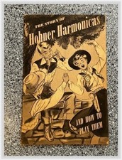 Hohner Harmonica Instruction History Sheet Music Chromonica Marine Band 1950