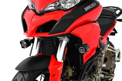 LED Low Top Auxiliary Headlight Kit with Housing for Ducati Multistrada 1200