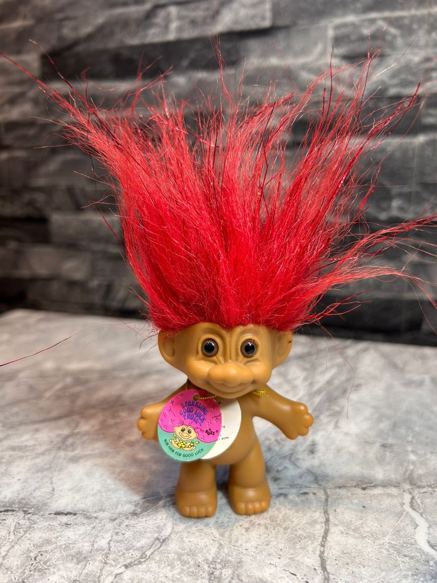 Vintage Sparkling Good Luck Troll By RUSS, 6