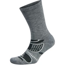Balega UltraLight Crew Running Socks - Small - Gray/White